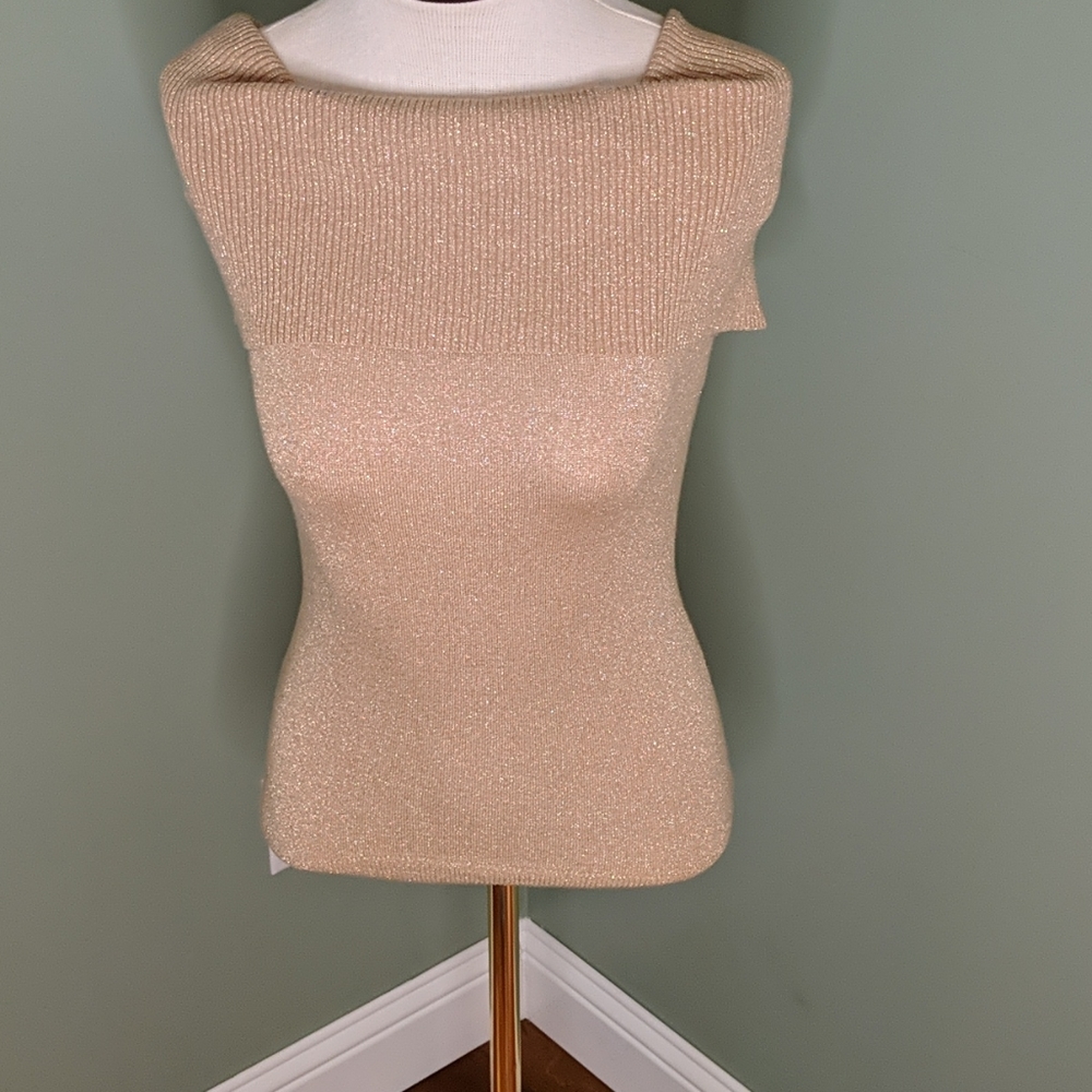 EXPRESS sparkley gold sweater